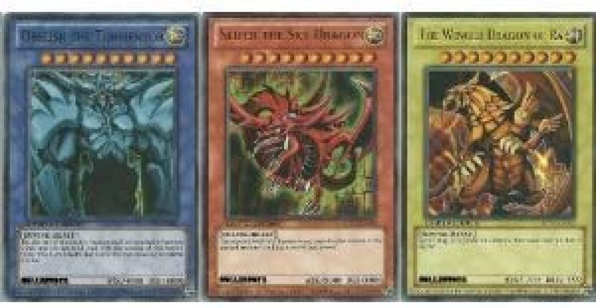 YuGiOh Legendary Collection Ultra Rare God Card Set Denmark | Ubuy