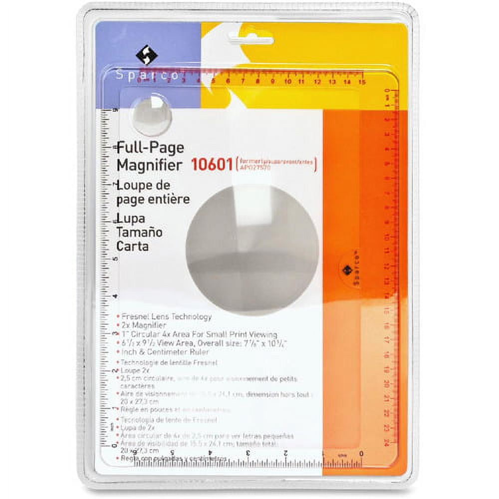 Sparco, SPR10601, Handheld Magnifier, 1 Each, Black