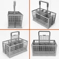 thumbnail image 3 of Silverware Basket for GE Dishwasher, Replacement Cutlery Basket for Utensils Universal with 7 Compartments and Handle, Multipurpose Holder Caddy Drainer for Kitchen Clean Up (9.5" x 5.3"x 4.8"), 3 of 6