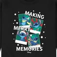 thumbnail image 3 of Lilo & Stitch - Making Merry Memories - Men's Crew Neck Fleece Pullover, 3 of 5