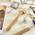 thumbnail image 5 of Brass Hammer with Wood Handle White 22.6x5.65x2.5cm diy, 5 of 6