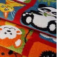 thumbnail image 4 of Ladole Rugs Adorable Animals Theme Contemporary Kids Area Rug Carpet in Red and Multicolor, 6x9 (6'2" x 9'2", 190cm x 280cm), 4 of 4