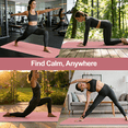 thumbnail image 4 of Cshidworld Yoga Mat, 6mm Thick Eco-Friendly TPE Exercise Mat with Carrying Strap and Storage Bag, Non-Slip Workout Mat for Yoga, Gym and Floor Exercises, 72" x 24", 4 of 9