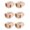 Skin-6pcs, variant on Toe Separator Bunion Corrector Double Hole Fiber Toe Spacers for Overlapping Toes Men Women Foot Orthotic Sleeves