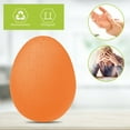 thumbnail image 2 of Hand Therapy Finger Exercise Grip Ball E-gg Shape Strength Trainer Squeeze Stress Relieve (Orange--20 KG (44 pounds)), 2 of 8
