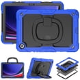 thumbnail image 2 of Case for Samsung Galaxy Tab A11+ 2025/Tab A9 Plus 2023 11 inch, 360 Rotating Stand Handle Pencil Holder Shoulder Strap Heavy Duty Shockproof Cover, Blue, 2 of 7