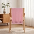 thumbnail image 5 of Aoznliie Bath Towel,Quick Drying Cotton Bath Towels,14x 30 in Soft & Absorbent Bath Towels for Bathroom Hotel Gyms,Pink, 5 of 8