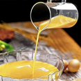thumbnail image 4 of 26-27 500ml Glass Measuring Cup Measuring Jug with Scale Heat-Resistant Transparent Glass Cup with Glass Lid Measuring Container for Microwave Milk Co, 4 of 5