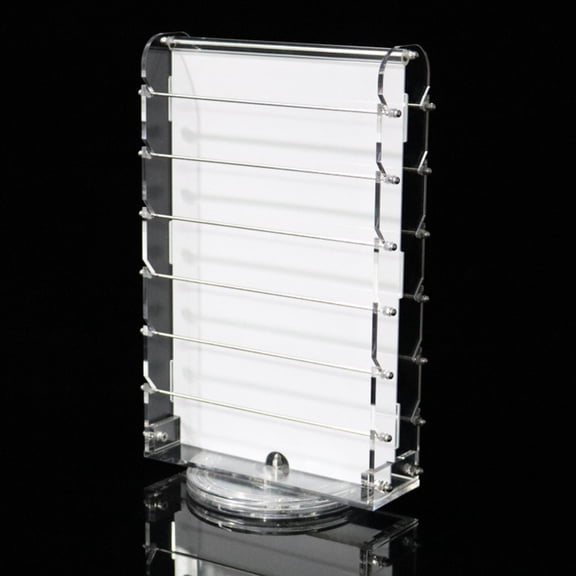 Segolike Acrylic Earrings Stand Storage Rack 7 Tiers Rotating Elegant Easy Assembly Earring Hanger Earring Holder for Dangler Earrings