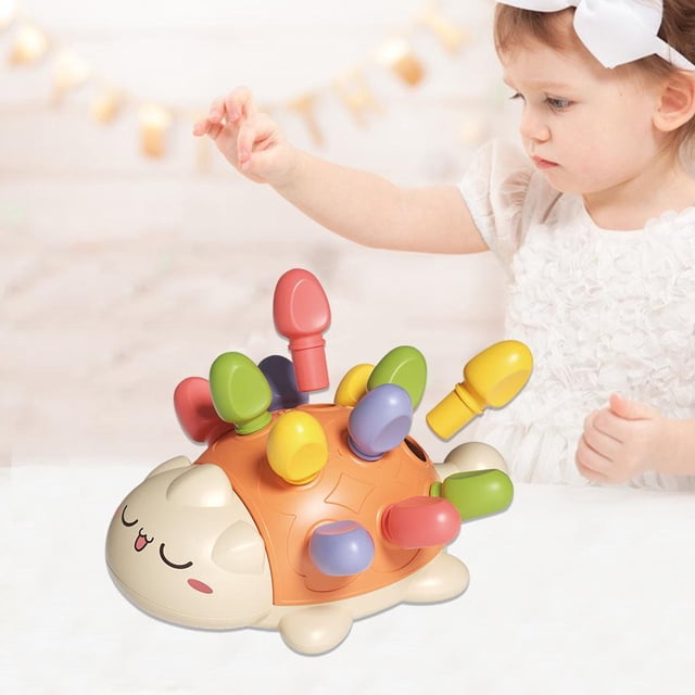 Juguete educativo Baoblaze Erizo insertado para Aprendizaje coordinación mano-ojo