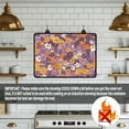 thumbnail image 4 of ZIATUBLE Electric Stove Top Cover Induction Cooktop Mat Versatile Glass Ceramic Top Stove Cover Protector Washable Anti-Scratch Range Covers for Electric Stove, 29 x 21 Inch, Hippie Flower Violet, 4 of 7