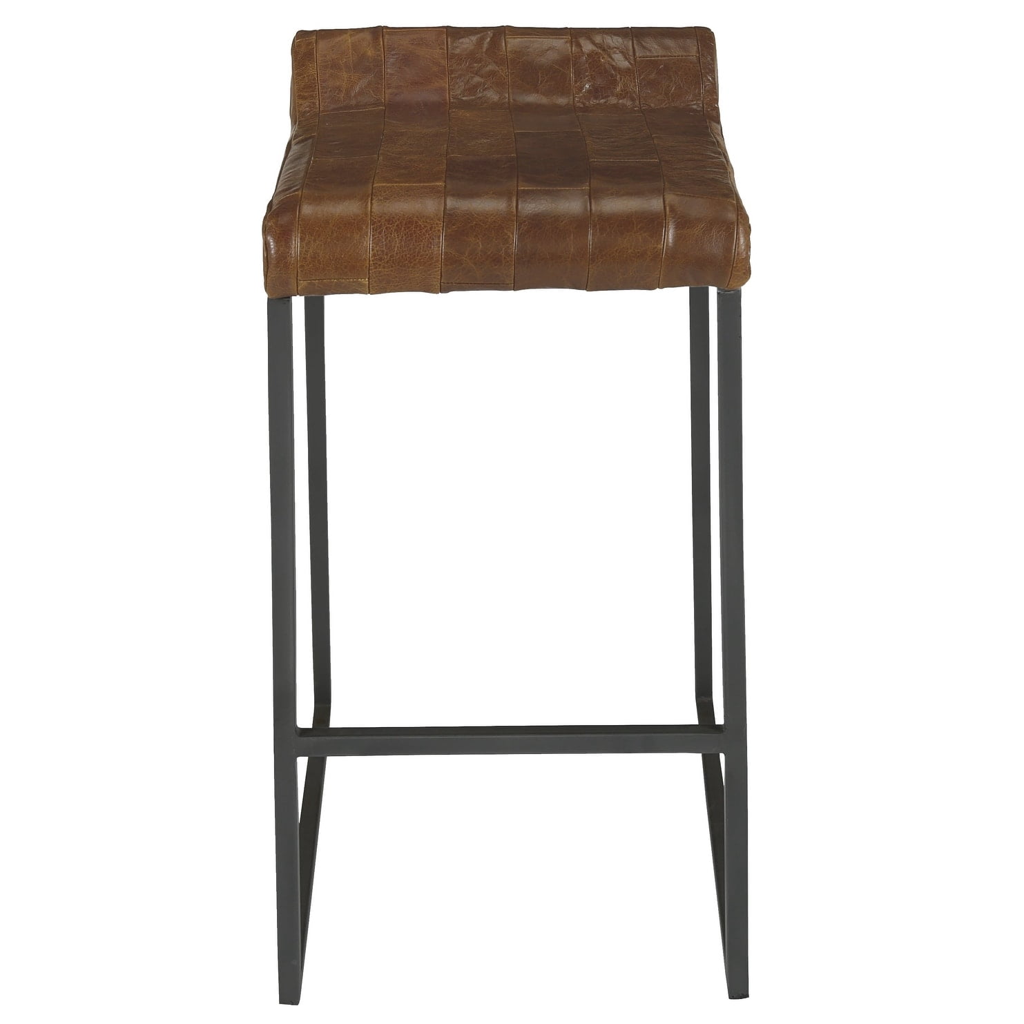 Vendara Top Grain Leather Bar or Counter Stool Heritage Bark Brown Counter Height,Bar Height,Counter height