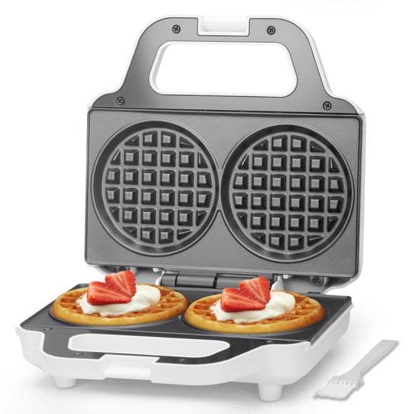 Wafflera SugarWhisk de 4" con placas dobles antiadherentes