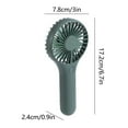thumbnail image 3 of Matoen Portable Handheld Fan, Portable Fan Rechargeable, 3 Speed Wind, USB Rechargeable Foldable Fan, Quiet Personal Fan, 3 of 7