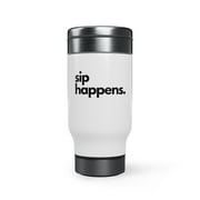 Stainless Steel Travel Mug with Handle