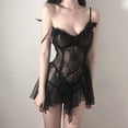 thumbnail image 4 of Lencería sexy pijamas transparentes sexo divertido uniforme divertido tentador provocación productos emocionales pasión traje perspectiva, 4 of 5