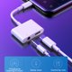 thumbnail image 1 of Adaptador De Conector De Auriculares Tipo C A 3,5 Mm Conector De Carga Y Audio Para Auriculares 2 En 1 Advancent EL016155-00, 1 of 5