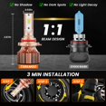 thumbnail image 4 of Bombilla para Luz de Carro TXBILMOO Compatible con Chevy Silverado 1500-3500HD, 4 of 9
