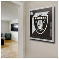 thumbnail image 3 of Las Vegas Raiders 12'' x 12'' 3D Logo Wall Art, 3 of 4