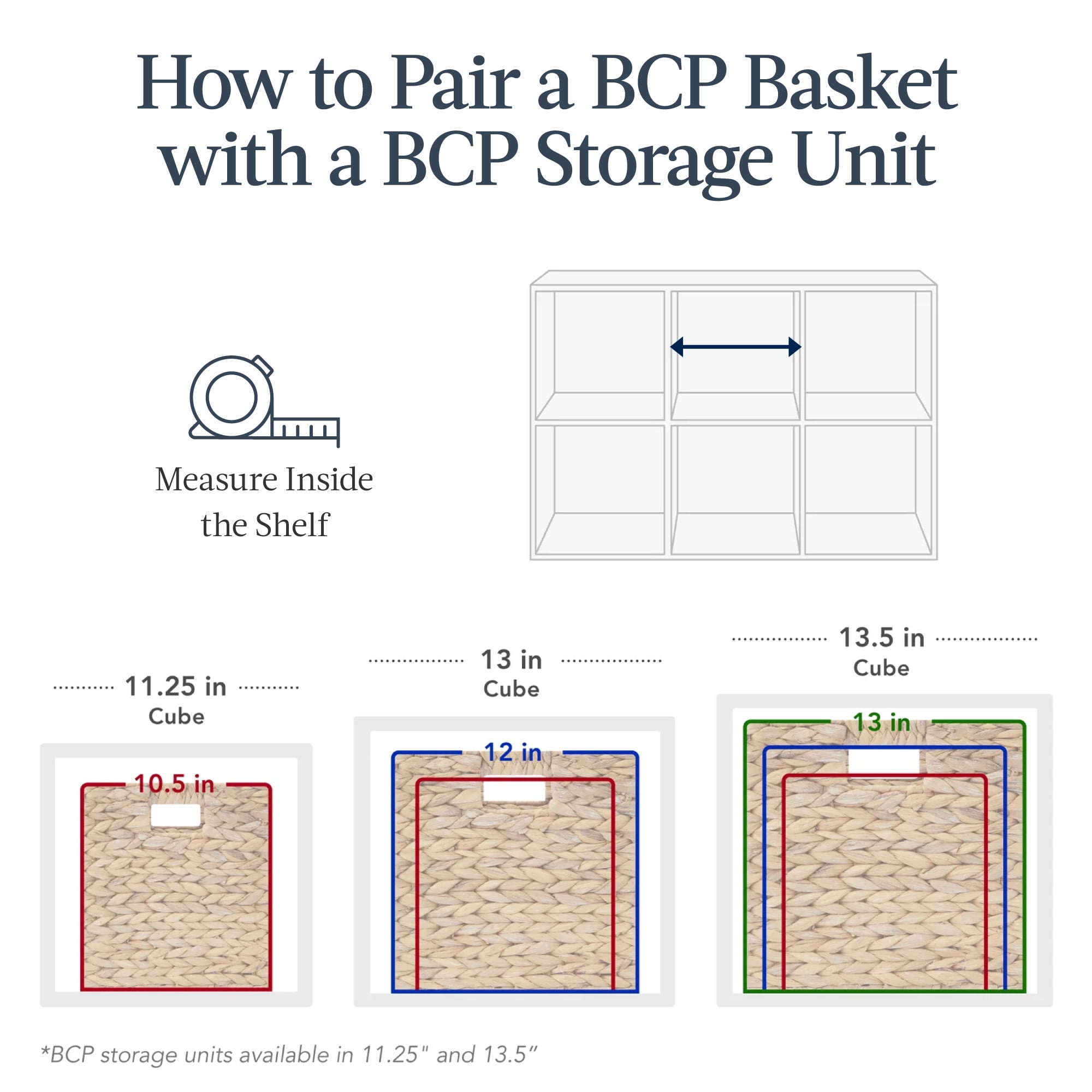 Best Choice Products Scalloped 12 x 12in Hyacinth Storage Basket Set of 5 - Natural