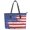 American Flag Design, variant on Uourmeti Fall Village Scene Satchel Purse for Travel, PU Leather Saddle Handbag with Casual Durable Top Handle Tote Bag