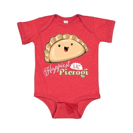 

Inktastic Happiest Lil Pierogi Gift Baby Boy or Baby Girl Bodysuit