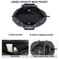 thumbnail image 2 of Flower Women's Large Weekend Travel Bag Moving Canvas Handbag Thick Double Layer Beach Weekend Travel Unisex Hospital Maternity Delivery with Toiletry Waterproof, 2 of 5