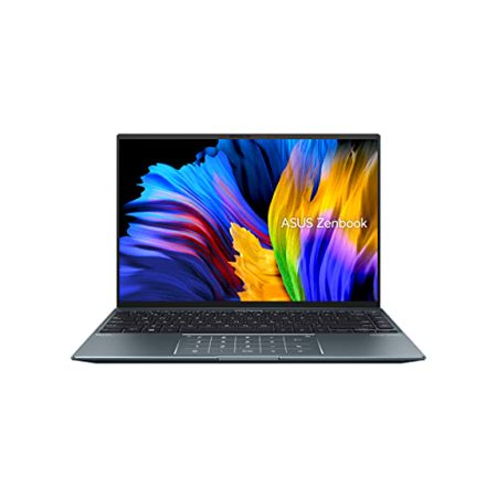 ASUS ZenBook 14X OLED Laptop, 14" 2.8K 16:10 Display, Intel Core i7-12700H CPU, Intel Iris Xe Graphics, 16GB RAM, 1TB SSD, Windows 11 Home, Wi-Fi 6E, Pine Grey, UX5401ZA-PS74