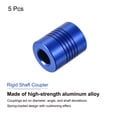 thumbnail image 3 of 5Pcs 12mm to 12mm Aluminum Alloy Shaft Coupling L30xD25 Flexible Coupler with Screws for Motors,Blue, 3 of 6