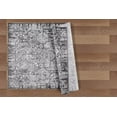 thumbnail image 3 of Hypnos Collection Dark Grey and Cream Abstract Area Rug 7'11" x 10'6" Rectangle, 3 of 6