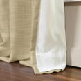 thumbnail image 4 of Linen Textured Pinch Pleat Curtain for Living Room, Room Darkening Window Curtain Panel for Bedroom, Privacy Drape with Double Layer (72 x 84 Inches, 1 Panel, Sand Beige) outdoor curtains, 4 of 7