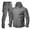 Grey, variant on Men's Winter Suit Outdoor Windproof Lined Jacket With Pocket Design Slim Fit for Daily Casual Outdoor Use in Cold Weather Platform Competitive Analysis Black M