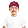 thumbnail image 6 of DALIX Father Son Bicycle Tricycle Matching Ball Cap Embroidered Hat Set in Maroon, 6 of 7