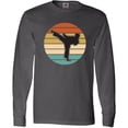 thumbnail image 3 of Inktastic Karate Martial Arts Silhouette Long Sleeve T-Shirt, 3 of 5
