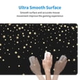 thumbnail image 5 of Pofeuu Star Silver Glitter Print Desk Mat for Keyboard and Mouse，Computer Desk Matt for Desktop，Large Mouse Pad for Desk，Desk Pads on Top of Desks 12x31.5in, 5 of 8
