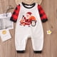 thumbnail image 1 of Mono navideño para bebé recién nacido de 2021, con estampado de ciervo, Papá Noel y pingüino, para bebé niño y niña, 1 of 5