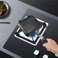 thumbnail image 4 of Matsuzay Sartén de doble cara para calentar sándwiches, molde para hornear, sartenes planas con asas, suministros de cocina para tostadas de pan Barra de herramientas Matsuzay HA024657-00, 4 of 6