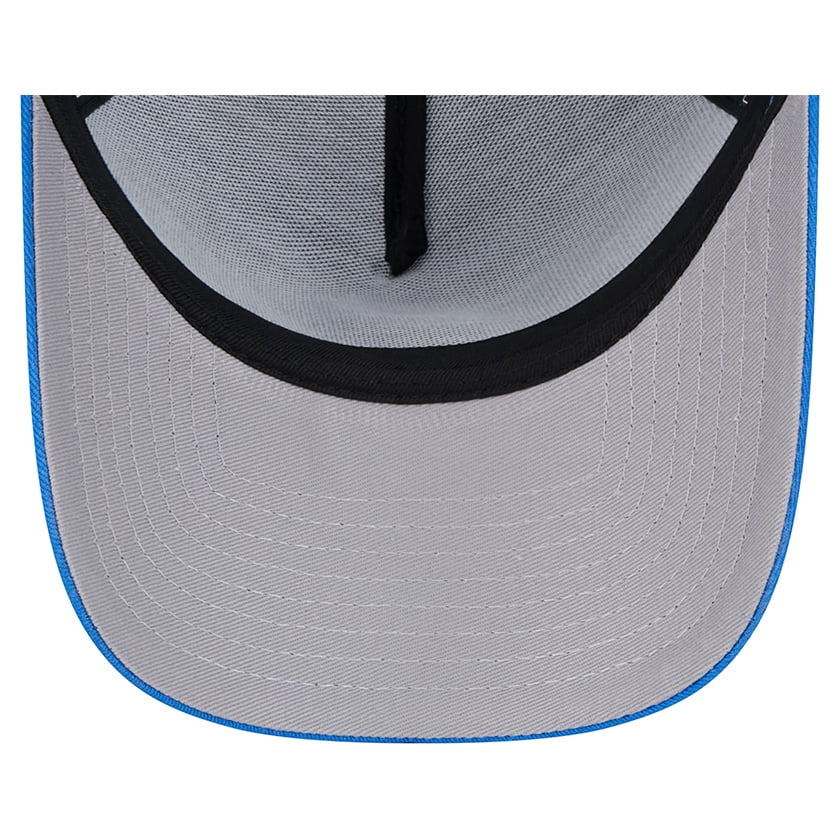 Men's New Era Blue Oklahoma City Thunder Core Logo Foam Front A-Frame 9FORTY Adjustable Trucker Hat