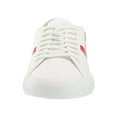 thumbnail image 4 of Lacoste Men's Sideline Canvas Off White / Red Ankle-High Sneaker - 10.5M, 4 of 7