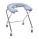 thumbnail image 2 of Taburete de Asiento de Inodoro Perfecl Plegable Gris 38cm Alto, 2 of 8