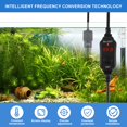 thumbnail image 4 of JUNWELL Aquarium Heater Fish Tank Water Heater 25W/50W Submersible Fish Tank Heater with Over-Temperature Protection and Automatic Power-Off When Leaving Water for Saltwater and Freshwate, 4 of 9