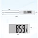 thumbnail image 3 of Estante para inodoro de una sola capa, estante de almacenamiento para baño y cocina montado en la pared directo de fábrica, estante perforado de 30cm, 3 of 5