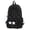 Black, variant on Backpack For School Diamond Pattern Campus Backpack Lightweight Bow Decor Casual Daypack For Back To School Students