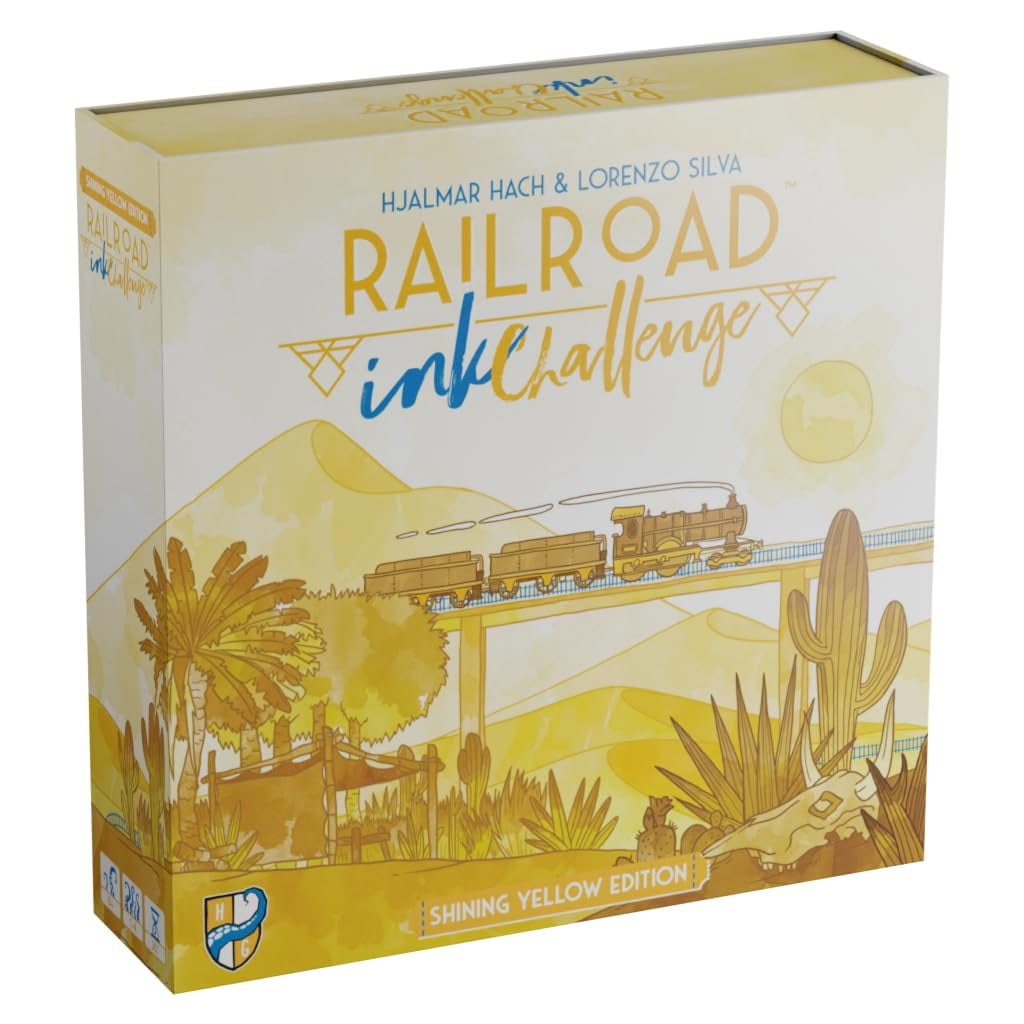 Railroad Ink Challenge - Giallo Blazing: Il Gioco Di Dadi E Reti Che Ti Farà Impazzire (e Disegnare!) - 3