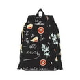 thumbnail image 2 of Honeii Vegetable Quiche Print Canvas College Laptop Backpack, Durable Rucksack Travel Notebook Bag School Backpack Book Bag for Men Women-Medium, 2 of 7