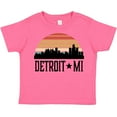 thumbnail image 3 of Inktastic Detroit Michigan Skyline Retro Boys or Girls Toddler T-Shirt, 3 of 5