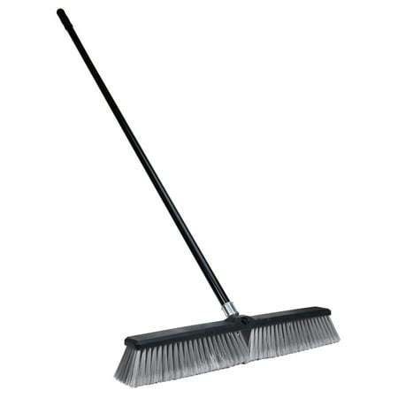 Performance Tool W28 24 Shop Broom w/ Steel Handle Black