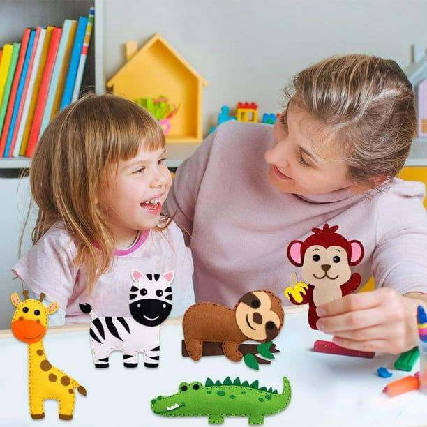 KRAFUN Mon premier kit de broderie pour débutants, enfants et adolescents, motifs de broderie simples, kit KRAFUN Mon premier kit de broderie pour débutants, enfants et adolescents, motifs de broderie simples, kit