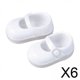 thumbnail image 1 of Figura de acción Con 6 zapatos de muñeca Baoblaze escala 1:12 zapatos blancos, 1 of 8