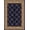 Blue, variant on Como Area Rug 1590 Traditional Ivory Petals Leaves 2' 2" x 7' 7" Rectangle